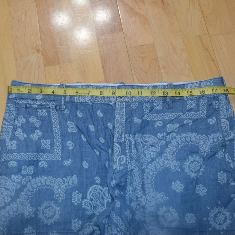 POLO RALPH LAUREN Women's Sz 14 Chambray Chino Shorts - EXCELLENT CONDITION - Picture 7 of 8